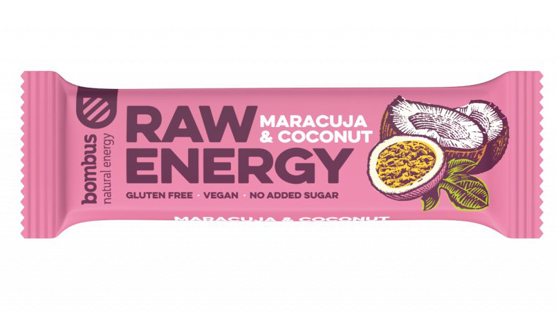 Bombus Raw ENERGY Maracuja a kokos 50g